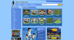 Desktop Screenshot of macoyunlari.biz.tr